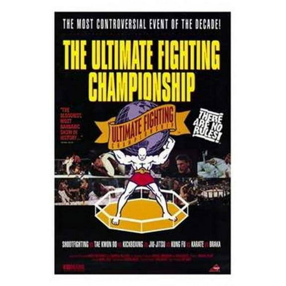 Posterazzi  Ultimate Fighting Championships Movie Poster - 11 x 17 in.