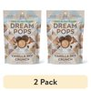 (2 pack) Dream Pops Plant-Based Chocolate Bites, Vanilla Sky Crunch