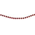 thumbnail image 1 of Northlight Guirlande de Noël Commerciale à Perles Métalliques - 66 Pieds X.15 Pouces - Rouge - Non Éclairée, 1 of 3