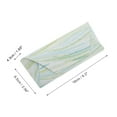 thumbnail image 4 of Unique Bargains 1 Pc Magnetic Simple EyeGlasses Case Durable Eyeglasses Storage Blue Green, 4 of 5
