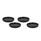 thumbnail image 3 of Set de 4 platos para ensalada Veily - Negro Weik Artesanal, 3 of 6