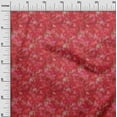 thumbnail image 3 of oneOone Polyester Spandex Red Fabric Abstract Floral Diy Clothing Quilting Fabric Print Fabric By Yard 56 Inch Wide, 3 of 4