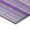 thumbnail image 4 of Addison Rugs Chantille Indoor/Outdoor Transitional Stripes Purple Washable Rectangle Rug, 3' x 5', 4 of 6