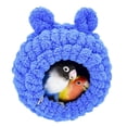 thumbnail image 1 of Nido de pájaro de piel de tigre especial para nido de loro Nido de invierno Nido de algodón grueso para dormir Xuan Feng Nido de cachemira cálido con peonías Nido colgante para jaula de pájaros, 1 of 1