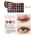 thumbnail image 4 of 40 Colors Eyeshadow Make Up Eyeshadow Eye Makeup Makeup Eye Shadow Pallete Sets for Women Cool Makeup Makeup Designer berry Lemonade Cover Girl Eye Liner Teen Makeup for Girls Ages 11-14 Makeup Kids, 4 of 7