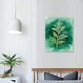 thumbnail image 4 of Creowell  Botanical Plant Canvas Wall Art,Boho Plant Wall Decor for Bedroom,Minimalist Floral Prints for Living Room, Green Botanical Art Painting for Office 16x20 in/12x16 in, 4 of 5