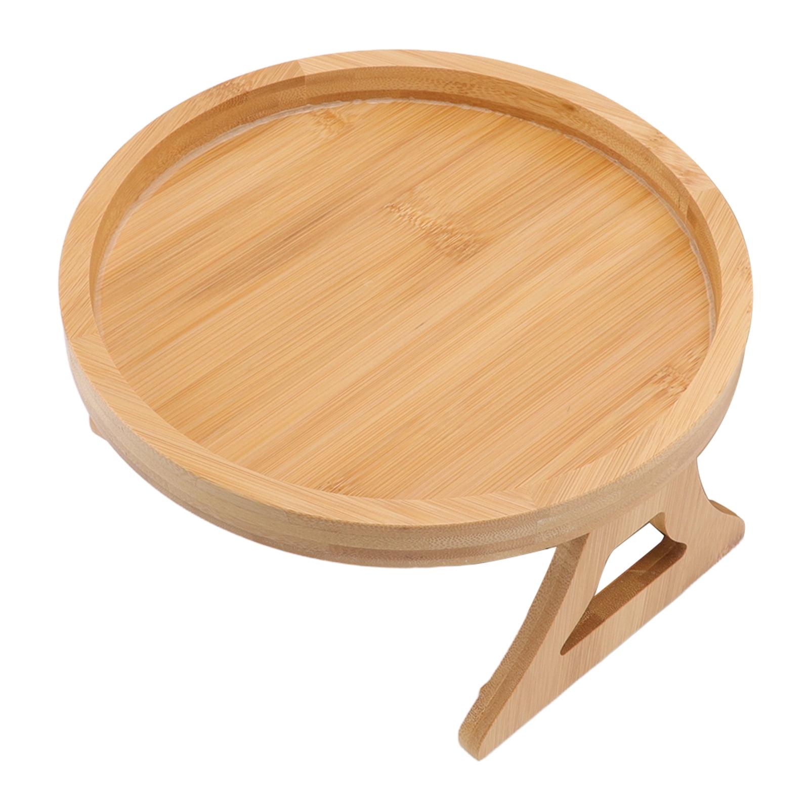 Sofa Tray, Wood Texture Sofa Tray 12cm Height For Snacks