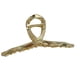thumbnail image 5 of Whaline Pinza para el cabello Whaline Pinzas de garra retorcidas Abrazaderas Ondulada Gran aleación Captura de cabello Color puro Accesorios de peinado Oro, 5 of 5