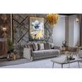 thumbnail image 4 of Lust Modern Style 3PC Living Room Set Made with Wood in Taupe, 4 of 19