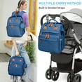thumbnail image 7 of Baby Diaper Bag with Changing Station, Waterproof Diaper Bag Backpack for Moms Dads, Baby Shower Gifts, 7 of 7