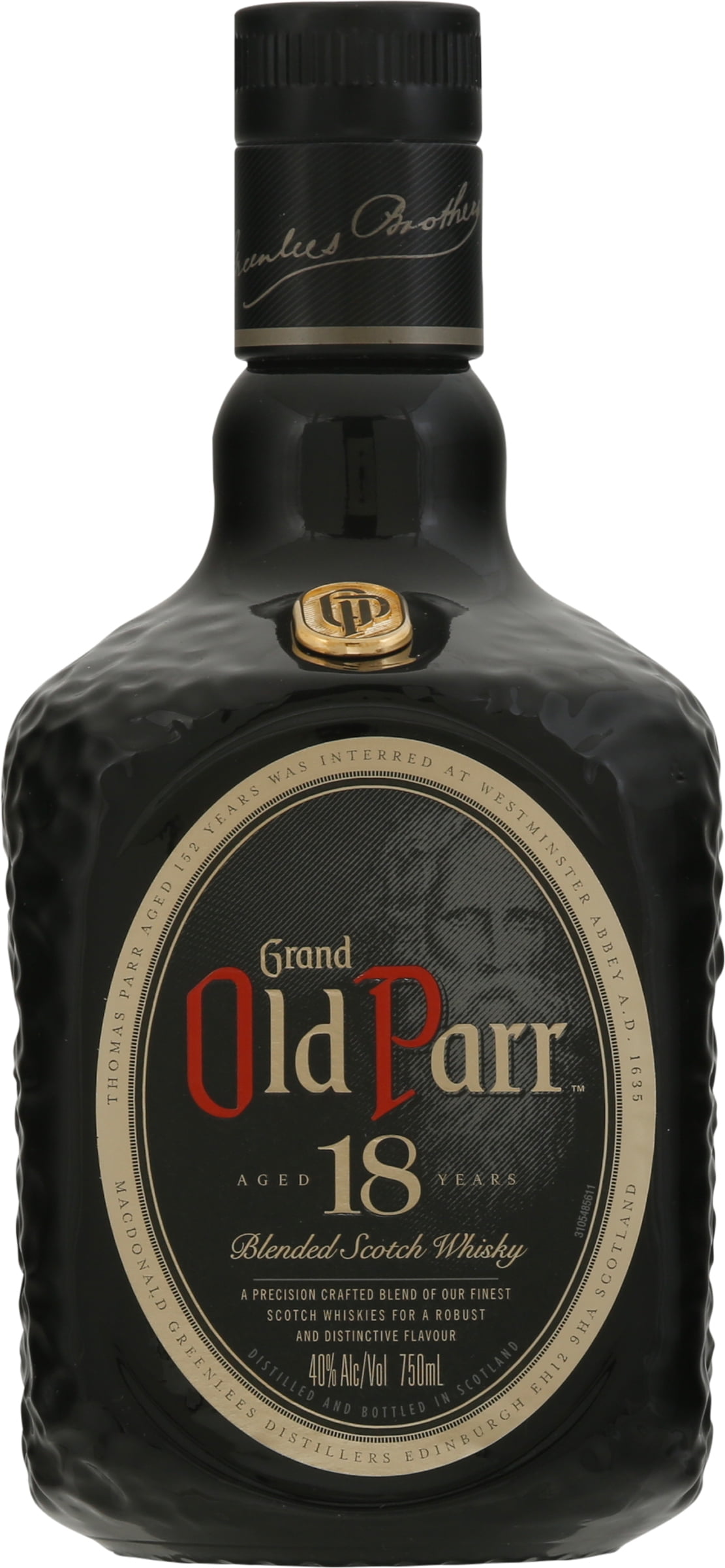 ウイスキー Grand Old Parr 18 750ml 45% Old Parr 18 Year Blended Scotch Whiskey 750mL – PJ Wine, Inc.