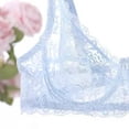 thumbnail image 3 of Ohufall Bras for Women Lace Bowknot Floral Solid Color Bra Breathable Relaxed Fashion Underwear, 3 of 4