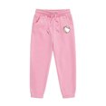 thumbnail image 3 of YuYuBao Toddler Girls Outfits Sets Solid Color Long Sleeve Hoodie And Sweatpants Childrens Kids boys Sports Two Piece Sets, 3 of 4
