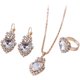 thumbnail image 2 of Xihbxyly Conjunto de Joyas de Corazón, Elegante Collar con Colgante, Elegantes Pendientes y Pulsera, Hermoso Regalo para Mujer, Ideal para Fiestas o San Valentín, Perfecto para Ocasiones Especiales., 2 of 2
