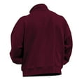 thumbnail image 4 of Fnnxeal Mens Polo Shirts Long Sleeve Collar Fall Winter Fleece Casual Wine Polo Shirts for Men Size L, 4 of 7