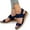 blue, variant on Women's  Shoes Comfortable Open Toe Elastic Ankle Strap Casual Sandal For Summer Shoes