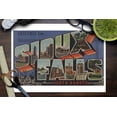 thumbnail image 3 of Greetings from Sioux Falls, South Dakota, Vintage Halftone (9x12 Wall Art Print, Home Decor), 3 of 3