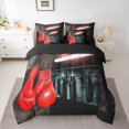 thumbnail image 2 of Feelyou Boys Boxing Gloves Bedding Comforter Set 7 Pieces, Sports Lover Full Bedding Set, 2 of 8