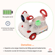 thumbnail image 4 of Ko-car Montable Infantil 2 En 1 Con Luces Y Sonido Komfort, 4 of 6