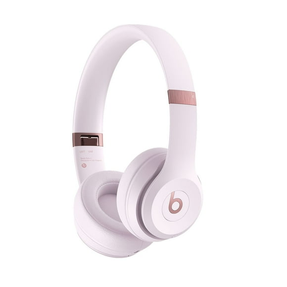 Pre-Owned Beats By Dr. Dre Solo 4 True Wireless On-Ear Headphones, Re-Engineered Acoustics, Ultralight Ergonomic Design, Personalized Spatial Audio, Up to 50 Hours Battery Life, Pink