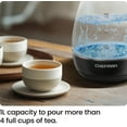 thumbnail image 2 of Chefman 1L Electric Glass Kettle w/ LED Indicator Light, Automatic Shutoff - Black, New, 2 of 8