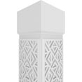 thumbnail image 4 of Ekena Millwork 10"W x 10'H Craftsman Classic Square Non-Tapered Mid-Century Fretwork Column w/ Standard Capital & Standard Base, 4 of 8