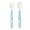 Blue, variant on PLJFXXM Soft-Grip Spoon and Fork Utensil Set, Safe Silverware for Toddlers, Blue, 12m+ – 2-pack