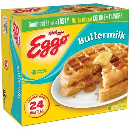 Kellogg's Eggo Buttermilk Waffles 24 ct Box - Walmart.com