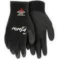 thumbnail image 2 of MCR Safety Ninja Ice N9690FCO Hi-Visibility Work Gloves 15 Gauge Orange Nylon HPT Fully Coated  BLACK, 2 of 3