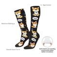 thumbnail image 4 of Naloa Cute Dogs Corgi Thigh High Socks Extra Long Stretchy Sock Women Over Knee High Opaque Stocking Daily Wear, 4 of 6