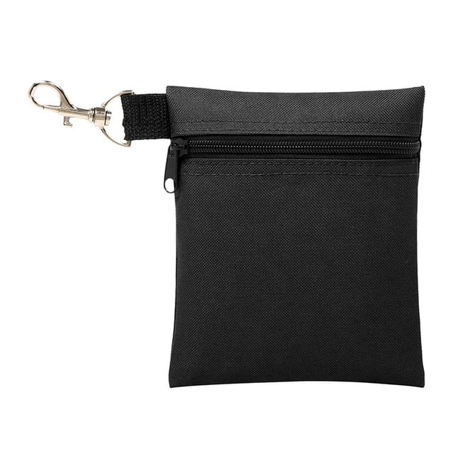 Bolsa de cintura para pelotas de golf, organizador de almacenamiento, bolsa de golf, bolsa para tees de golf, bolsa para mujeres y hombres Negro
