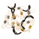 thumbnail image 4 of 18pcs Conectores de Goma Termina para Anteojos Gafas de terre Titular Collar Cadena - Antideslizante, 4 of 7