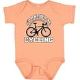 thumbnail image 3 of Inktastic I'd Rather Be Cycling Boys or Girls Baby Bodysuit, 3 of 5