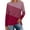 Hot Pink, variant on Pisexur Womens Fall Tops Fashion Colorblock Patchwork Crewneck Sweatshirts Casual Loose Long Sleeve Shirts for Women Lightweight Comfort Hoodies Pullover Tops Oversized Sweatshirts S-3XL