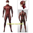 thumbnail image 2 of Disfraces de cosplay de Barry Flash, monos de licra, zentai con máscara de látex, medias y bodys para Halloween, 2 of 5