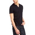 thumbnail image 1 of Kenneth Cole - Camiseta henley con ojales para hombre, color negro, XXL, 1 of 1