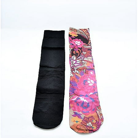 Set of 2 Ladies Socks Nylon/Elastane