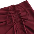 thumbnail image 5 of Women's Asymmetrical Ruffle Wrap Midi Skirts Flowy Western Cowgirl Skirts (Red XXL), 5 of 6