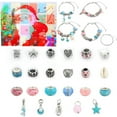 thumbnail image 2 of Christmas Advent Calendar Bracelets Diy Jewelry Making Kit Gift For Kids Teens Women, 2 of 11