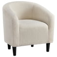 thumbnail image 3 of Yaheetech Modern Upholstered Boucle Armchair for Living Room, Ivory, 3 of 7