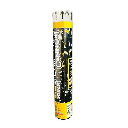 Set of 5 TNT Fireworks, 12 Gold/Silver Paper Confetti Cannon, New Year's