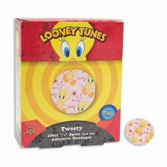 0.87 in. Spot Tweety Looney Tunes Adhesive Bandages