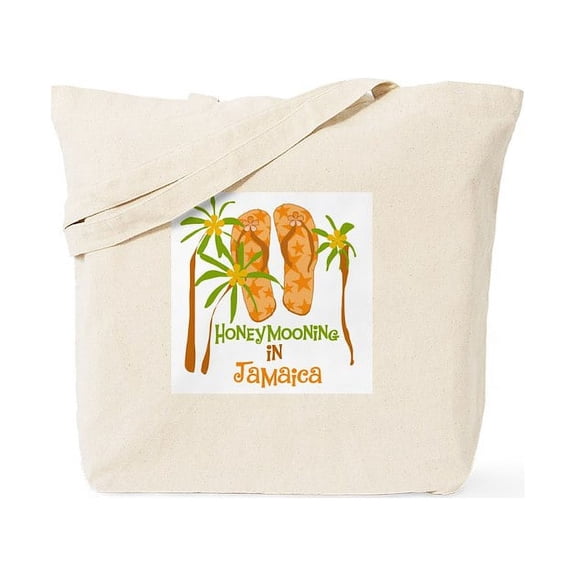 CafePress - Honeymoon Jamaica Tote Bag - Unisex Canvas Tote Bag, Beige, 1-Piece