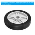 thumbnail image 4 of Uxcell 4.7" 2 Pack Universal Air Compressor Wheel with 0.7" Dia. Hole, 4 of 6