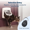 thumbnail image 2 of Luxury Magnetic Pet Door, Selective Entry, 4-Way Lock - Staywell (White) Gift for Swhy Family, 2 of 5