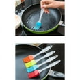 thumbnail image 3 of Newly Upgraded Version 2 PACKS 1pc Food Grade Silicone High Temperature Resistant Barbecue Brush Butter Brush Oil Brush Seasoning Brush Color Random Random, 3 of 4