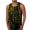 Yellow, variant on Sngxgn Men's Outfits Casual Sleeveless Round Neck Tank Top with Crop Top(Green,M)