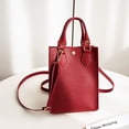 thumbnail image 2 of LinYooLi Womens Bag New Lychee Pattern Handbag Crossbody Small Bucket Bag Casual Cell Phone Bag, 2 of 6