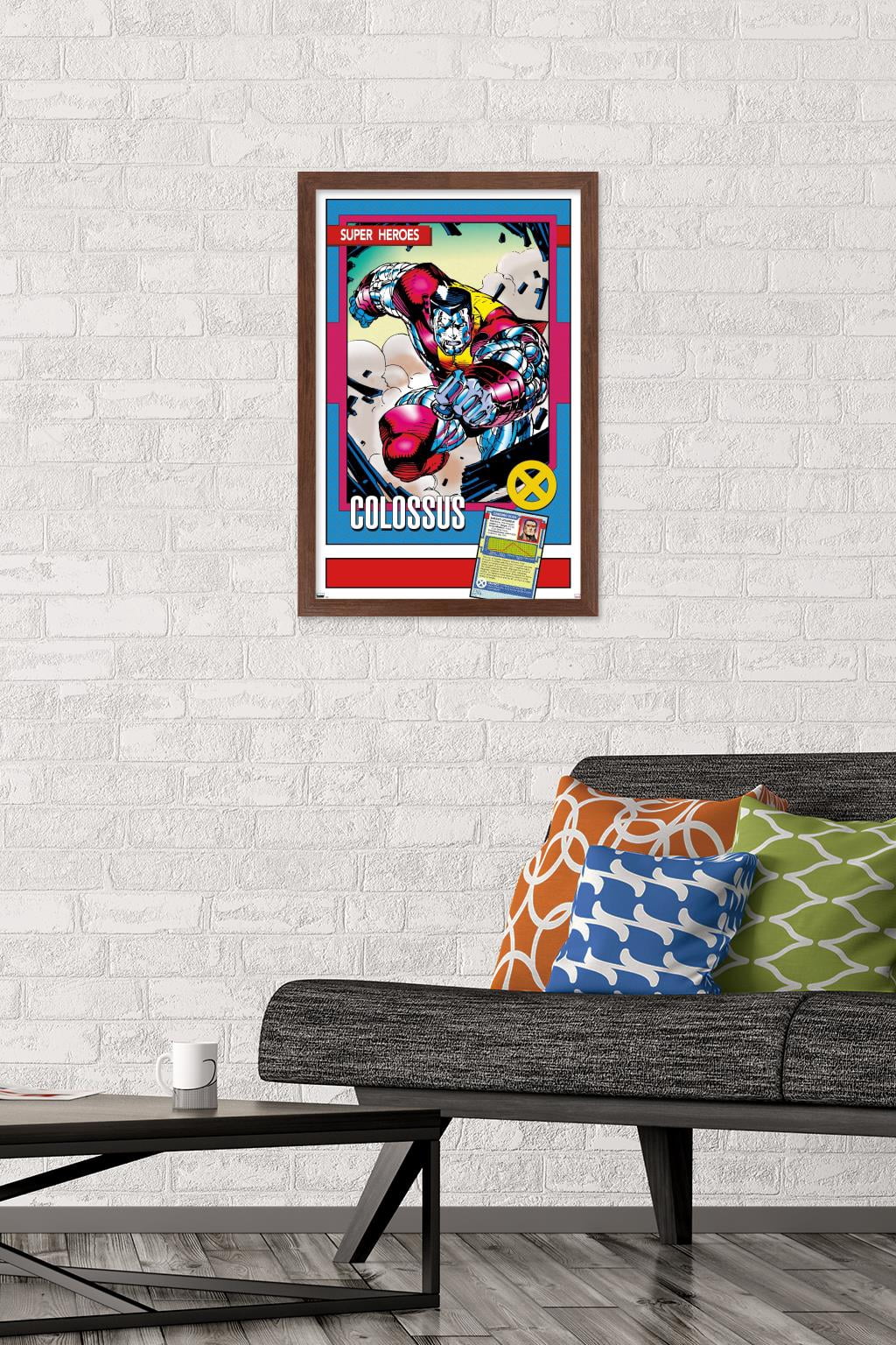 Marvel Trading Cards - Colossus Wall Poster, 14.725" x 22.375" Framed