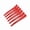 Bright red, variant on 6Pcs Silicone Wrapped Duck Bill Hair Clips, Anti-slip No-trace Styling Clips for Salon & Daily Women Hair Use